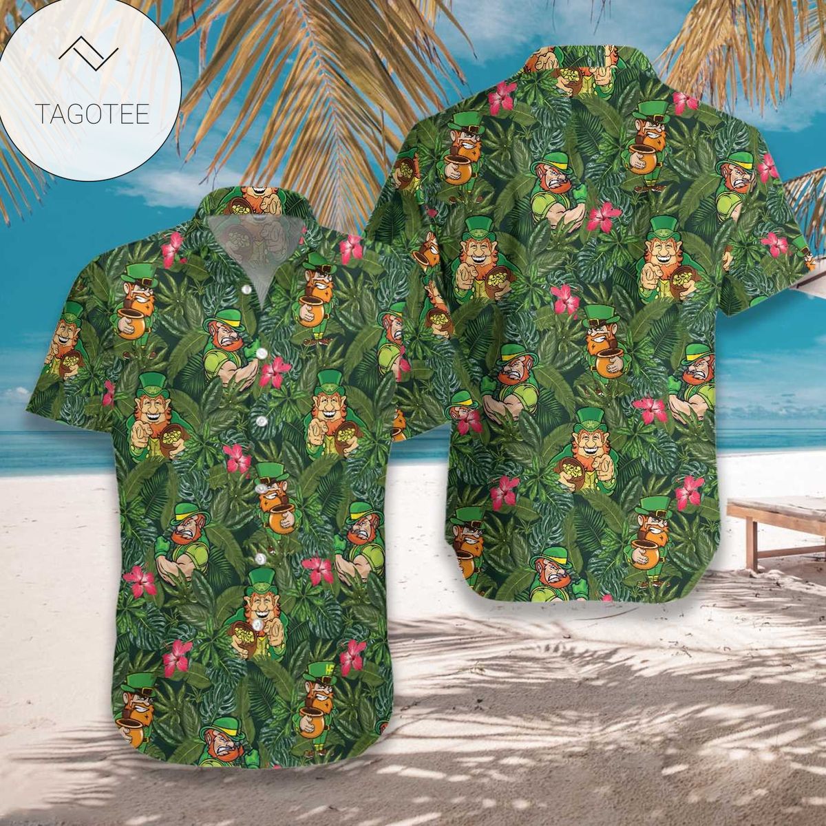 Irish Owl Patrick’s Day Shamrock Green 2022 Authentic Hawaiian Shirts