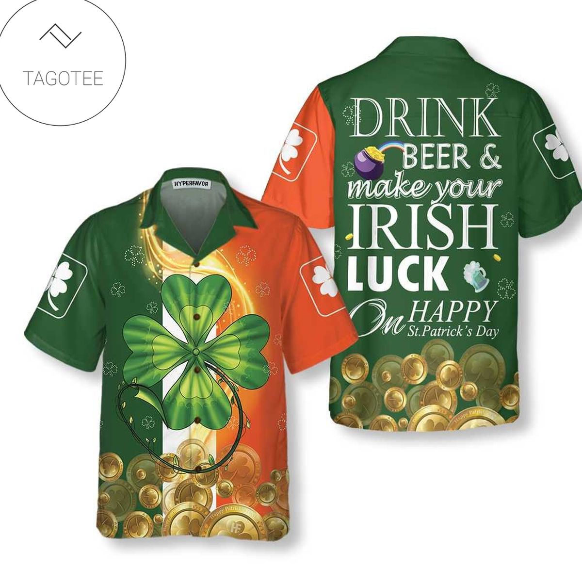 Irish Hooligan Saint Paddy’S Day Hawaiian Shirt