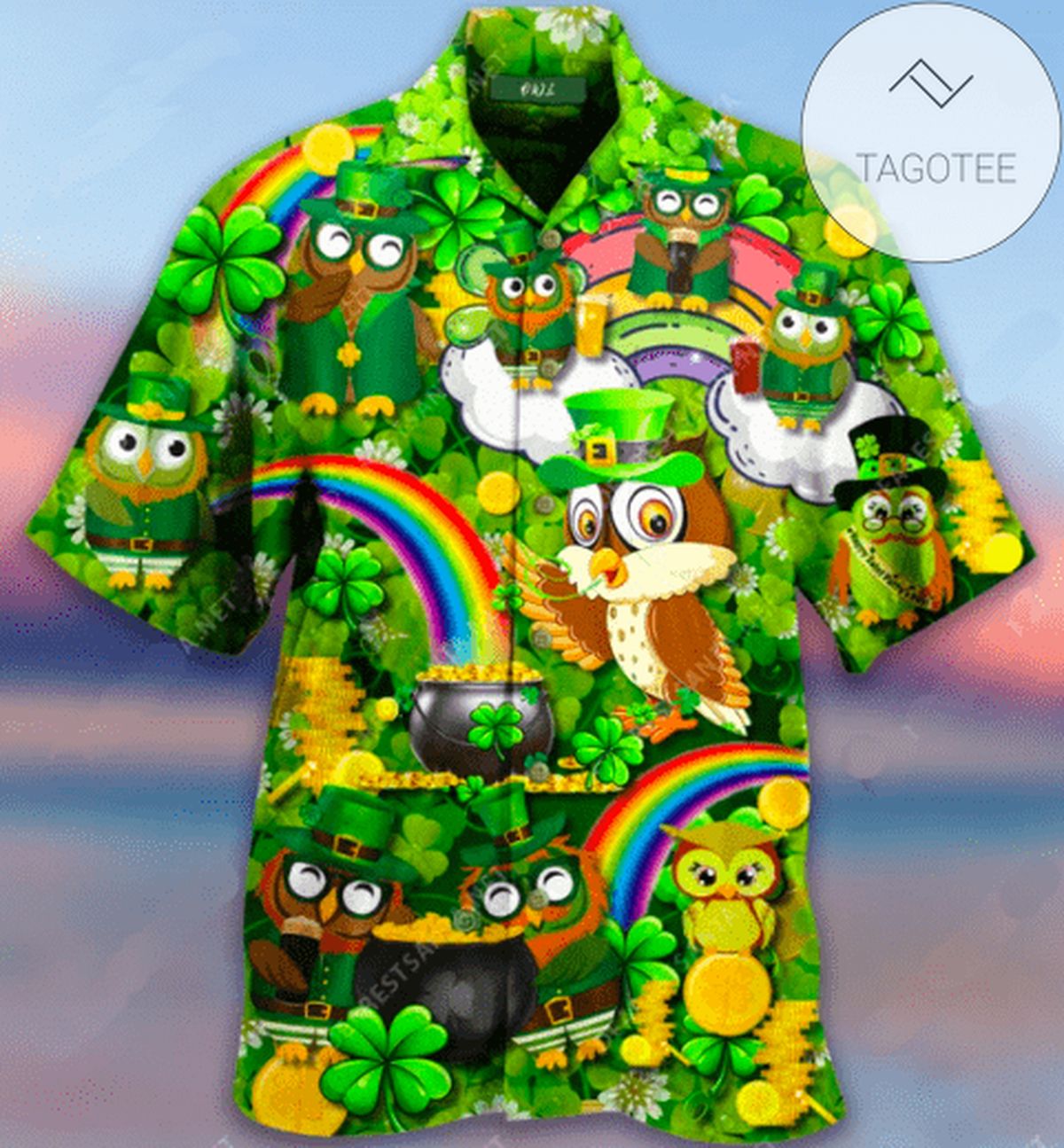 Irish Leprechaun Tropical Hawaiian Shirt