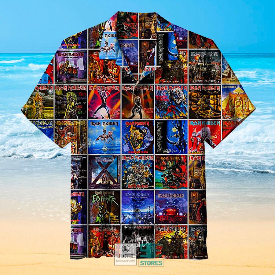 Iron Maiden Album Covers Hawaiian Shirt