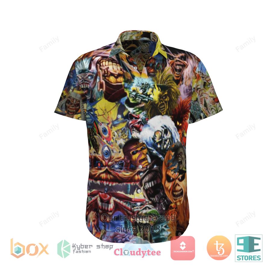 Iron Maiden Art Tropical Hawaiian Shirt