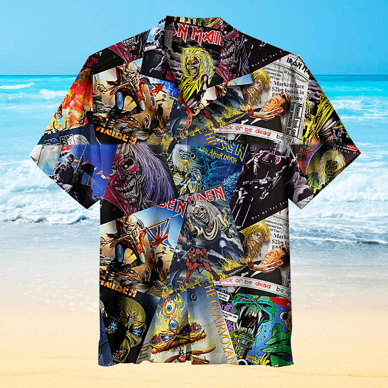 Iron Maiden Band Hawaiian Shirt