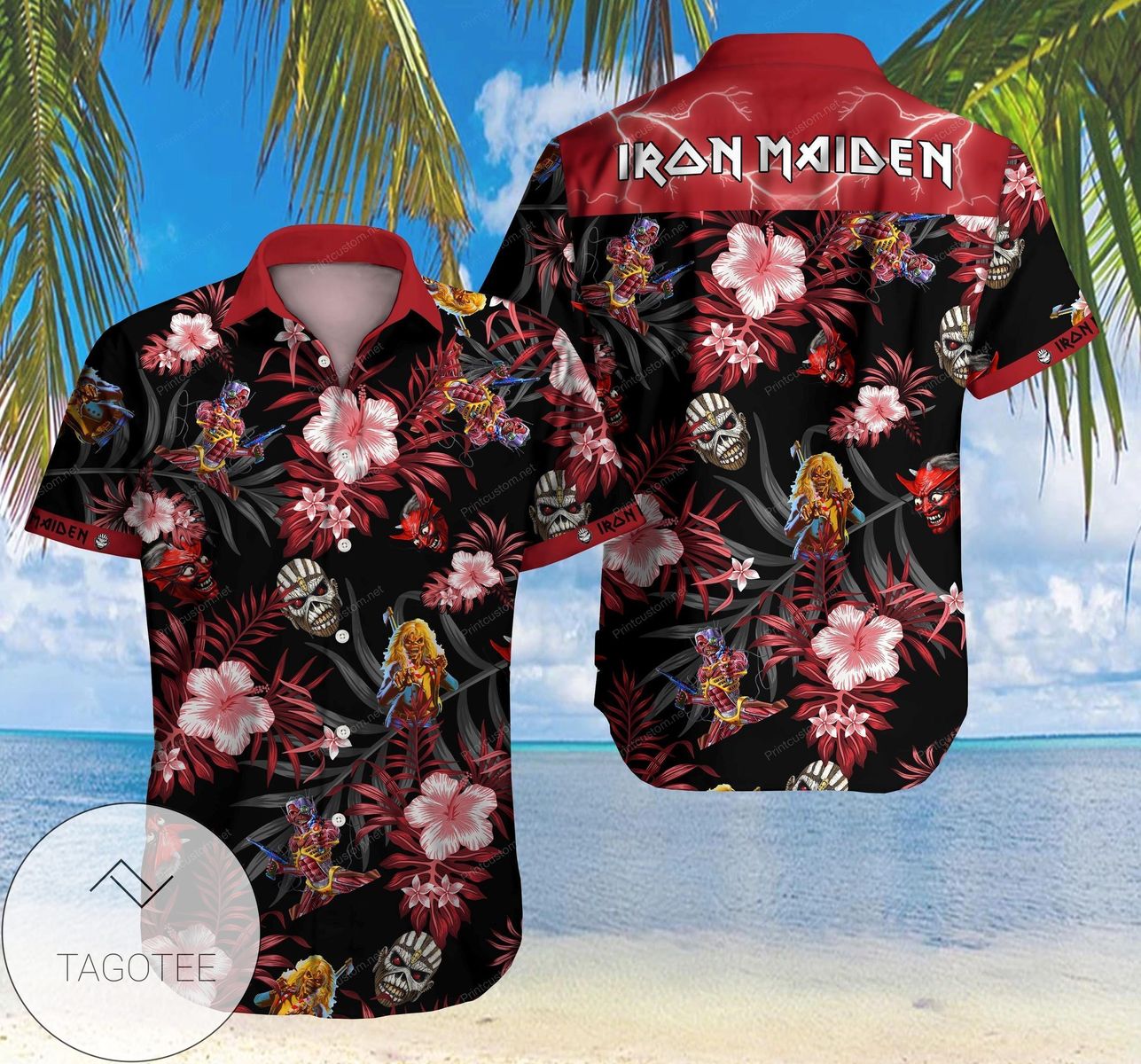 Iron Man Song By Black Sabbath Hawaiian Shirt