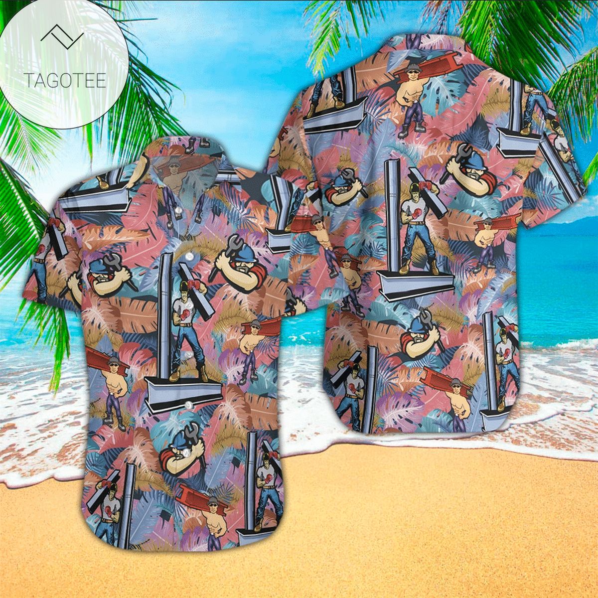 Ironworker Hawaiian Shirt Ironworker Lover Gifts