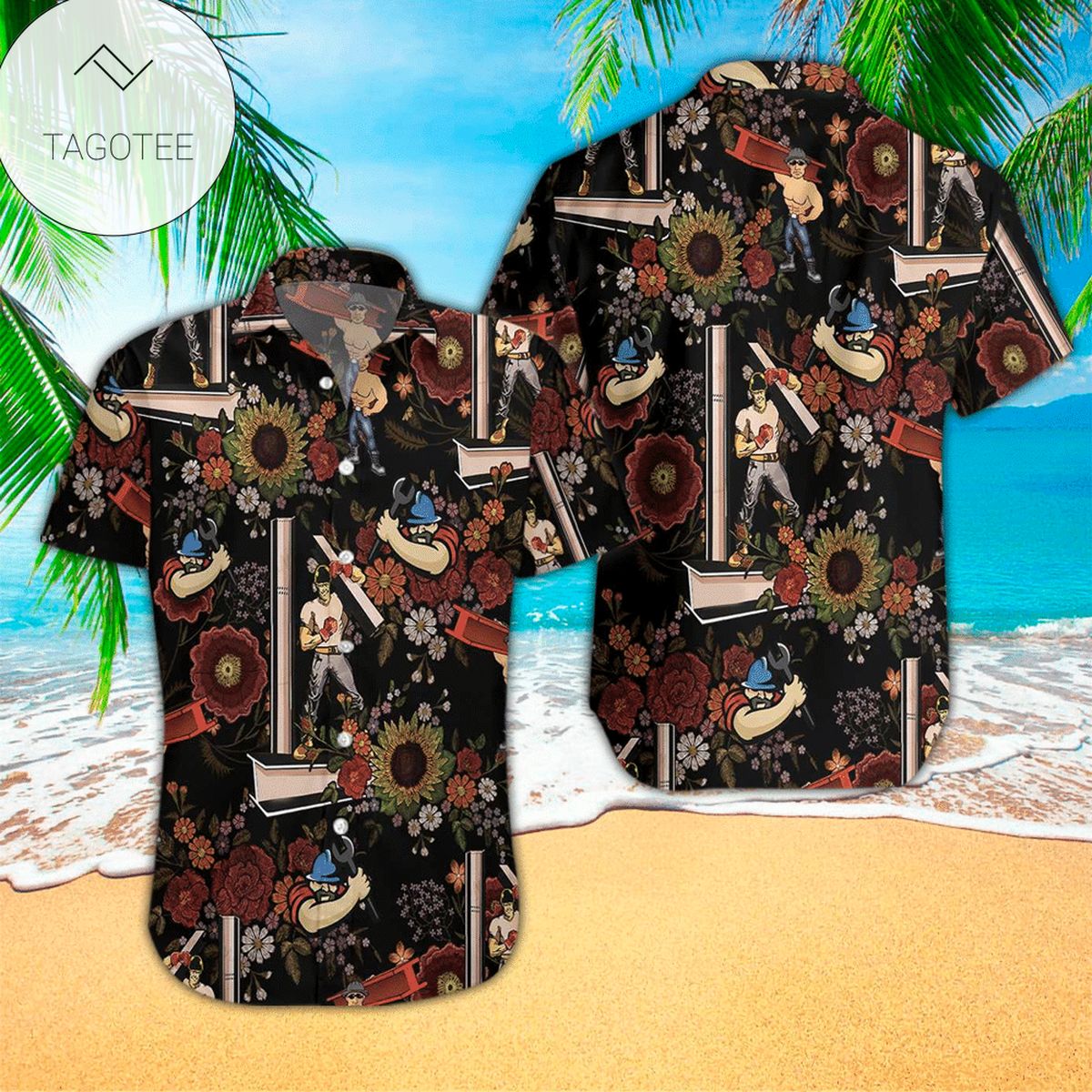 Ironworker Hawaiian Shirt Perfect Ironworker Clothing