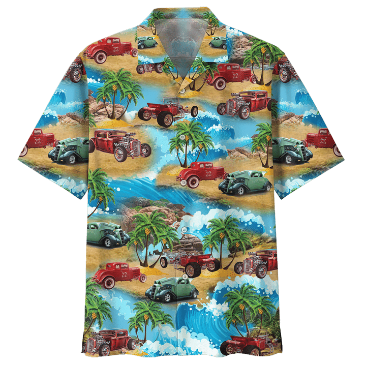 Isle of Wight NHS Trust Mercedes Sprinter Ambulance Hawaiian Shirt