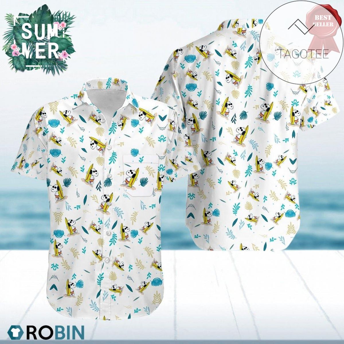 Island Honu Teal Hawaiian Shirt