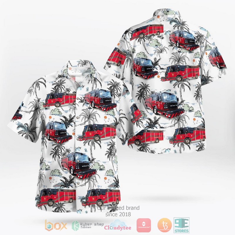 Ixonia Fire & EMS Ixonia Wisconsin Hawaiian Shirt