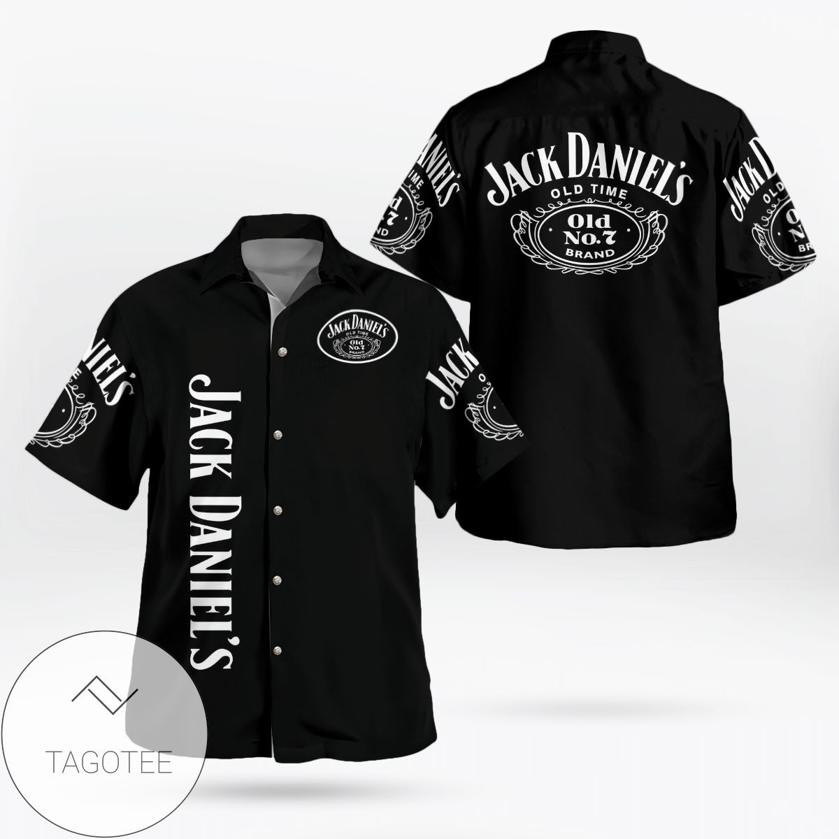 Jack Daniel’s All Over Print 3D Hawaiian Shirt