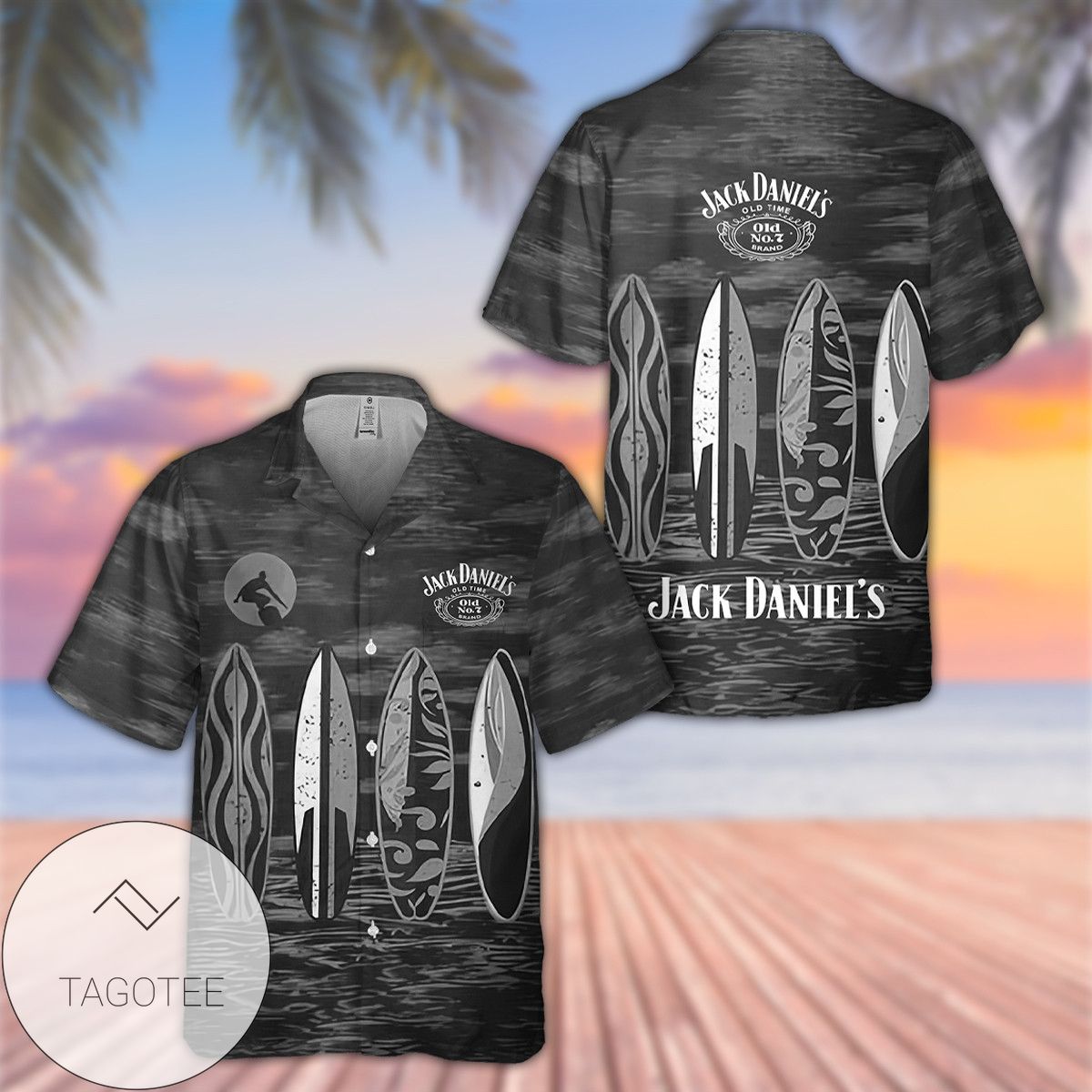 Jack Daniel’s All Over Print 3D Hawaiian Shirt