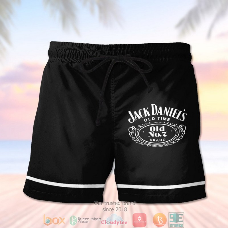 Jack Daniel’s American flag Hawaiian shirt