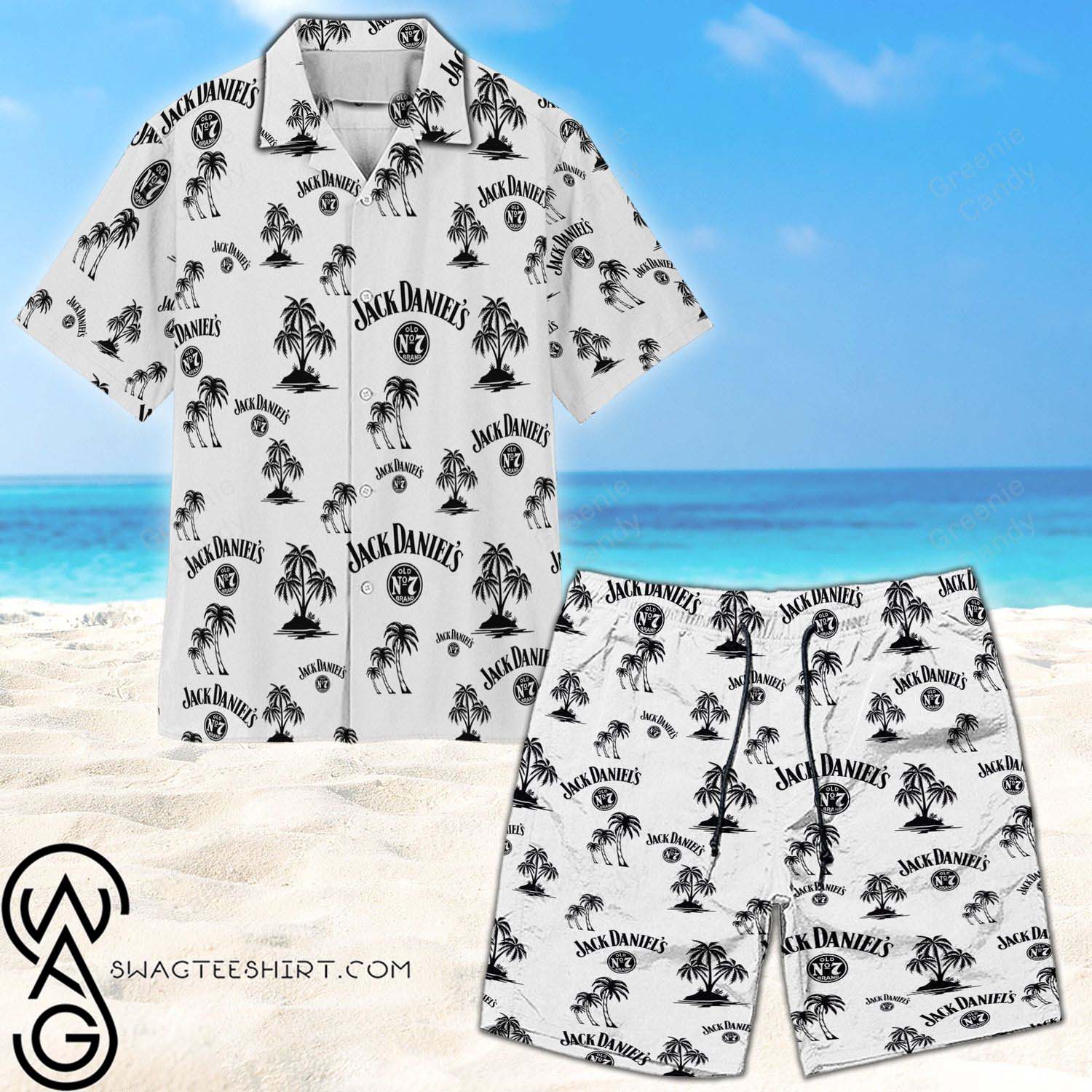 Jack Daniel’s Tennessee Whiskey Snoopy Dog Summer Outfits Hawaiian Shirt