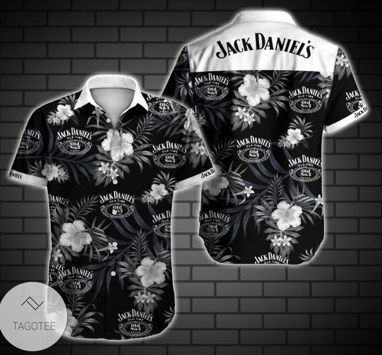 Jack Daniel Hawaiian Shirt 3d