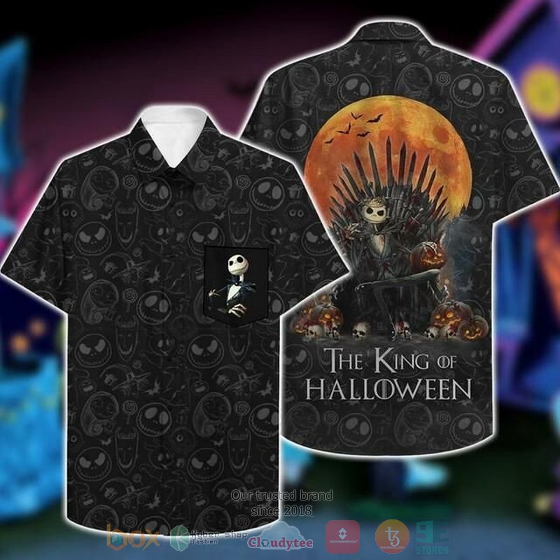 Jack Skellington Happy Halloween Hawaiian Shirt