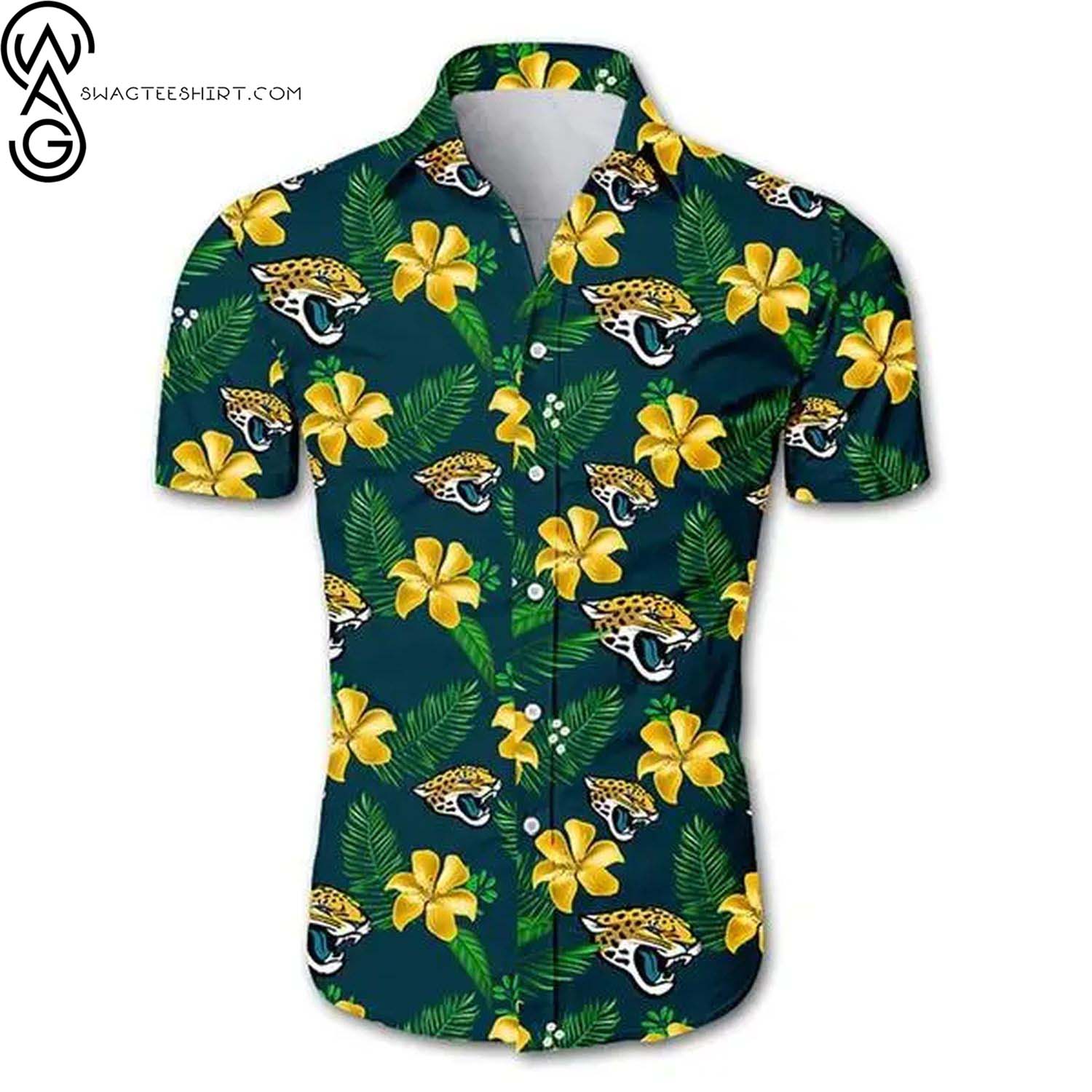 Jacksonville Jaguars Flower Summer Aloha Hawaiian Shirt