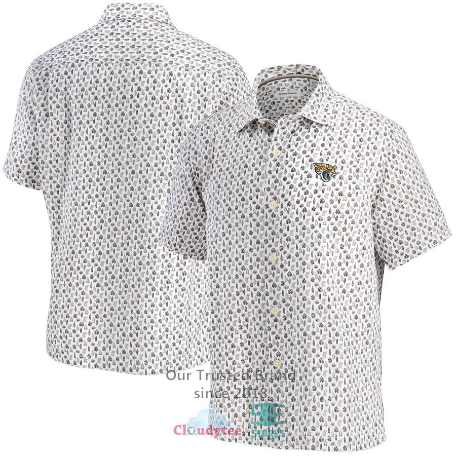 Jacksonville Jaguars Teal Thematic Button-Up Hawaiian Shirt