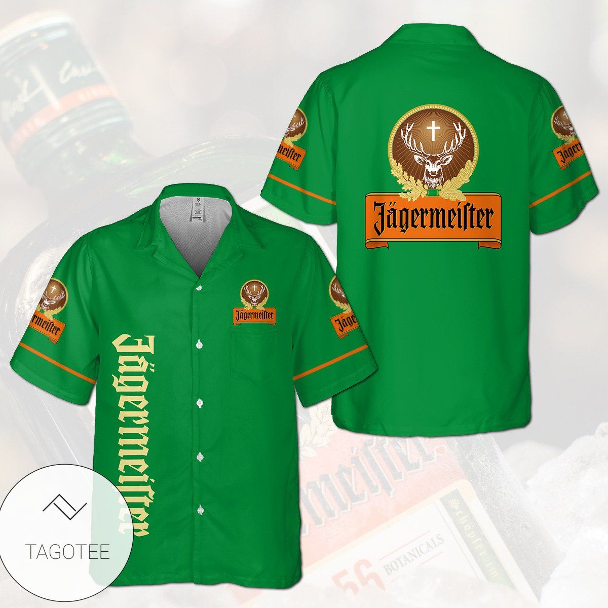 Jagermeister Hawaiian Shirt 3d