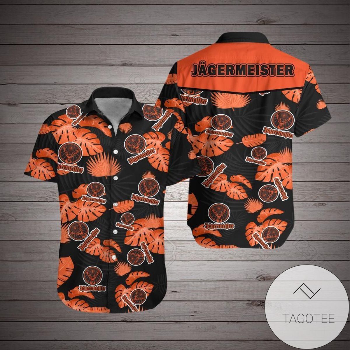 Jagermeitee Flower Hawaiian Shirt