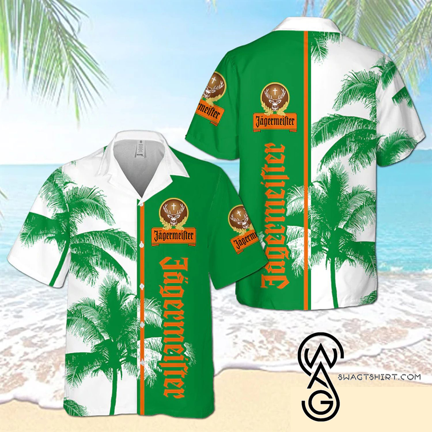 Jameson All Over Print Summer Combo Hawaiian Shirt And Beach Shorts