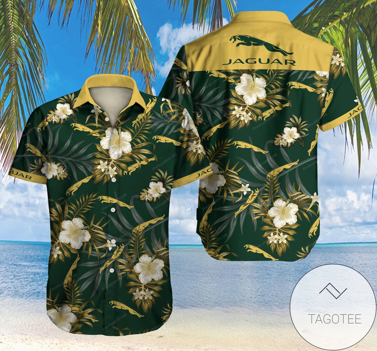 Jagermeister Pineapple All Over Print 3D Hawaiian Shirt – Black