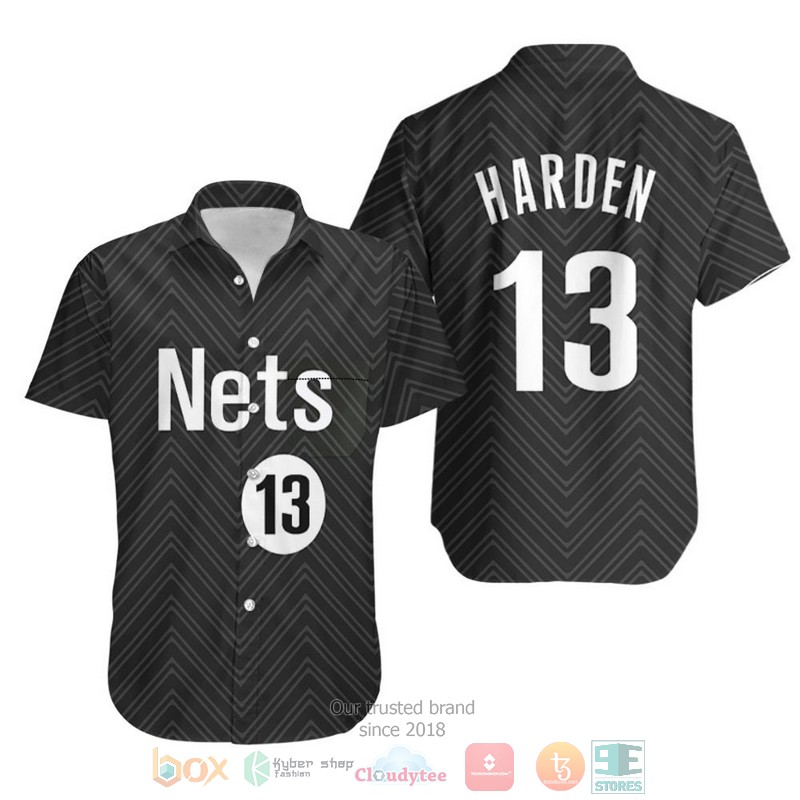 James Harden 13 Nets 202021 Hawaiian Shirt