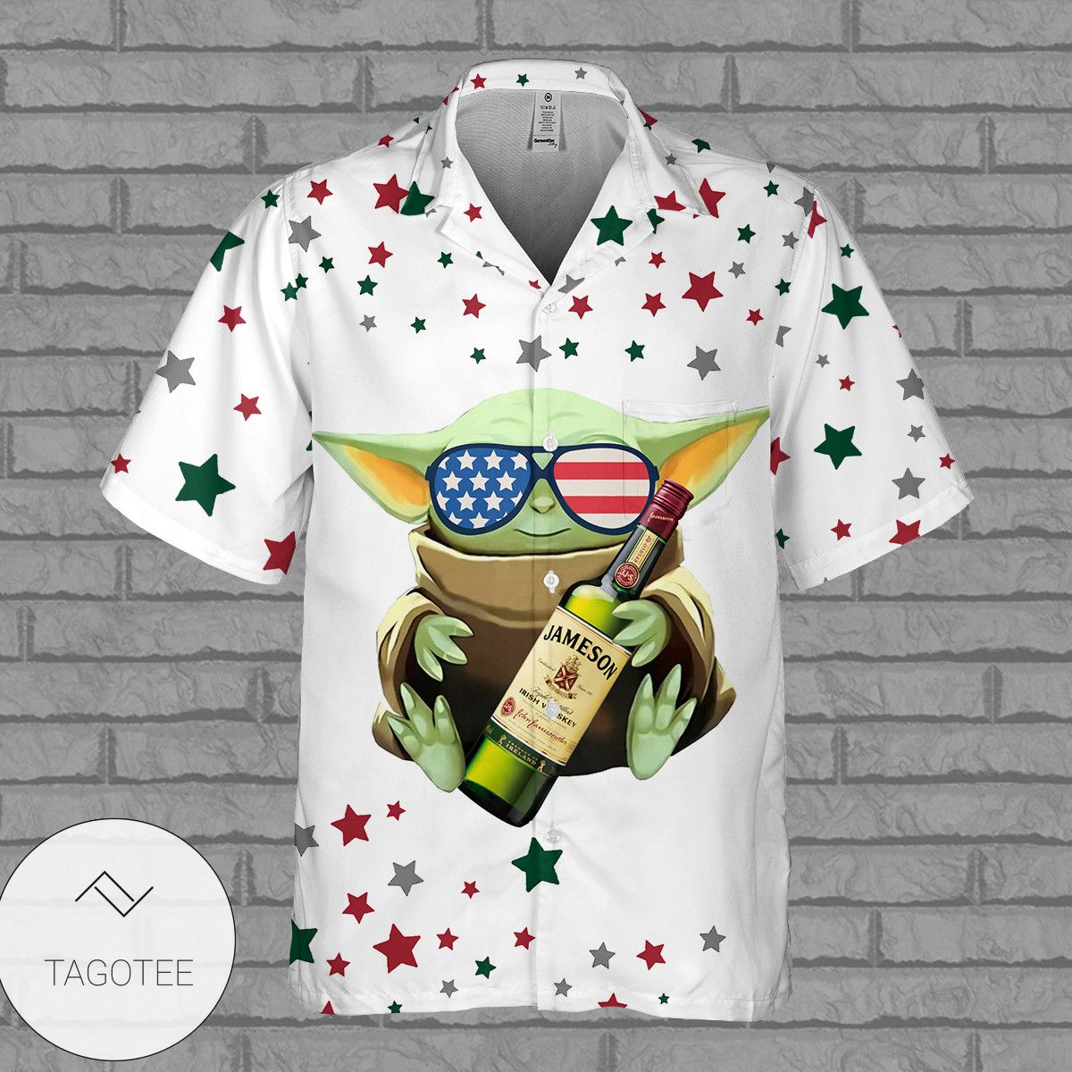 Jameson Baby Yoda Hawaiian Shirt