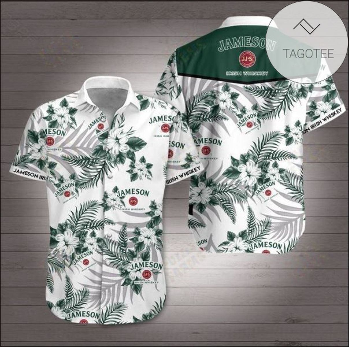 Jameson Irish Whiskey Hawaiian Shirt