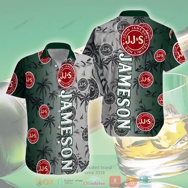 Jameson Irish Whiskey Coconut island Hawaiian Beach Short