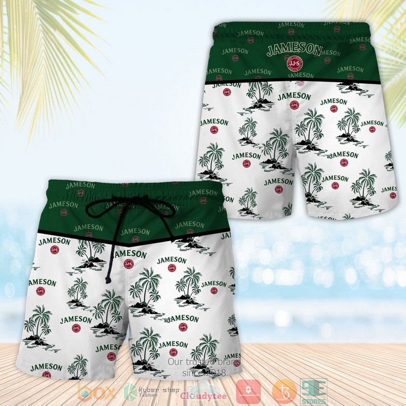 Jameson Irish Whiskey Hawaiian Beach Short