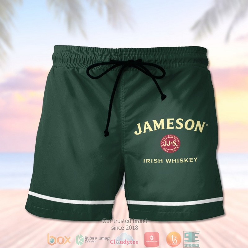 Jameson Irish Whiskey Hawaiian Beach Short