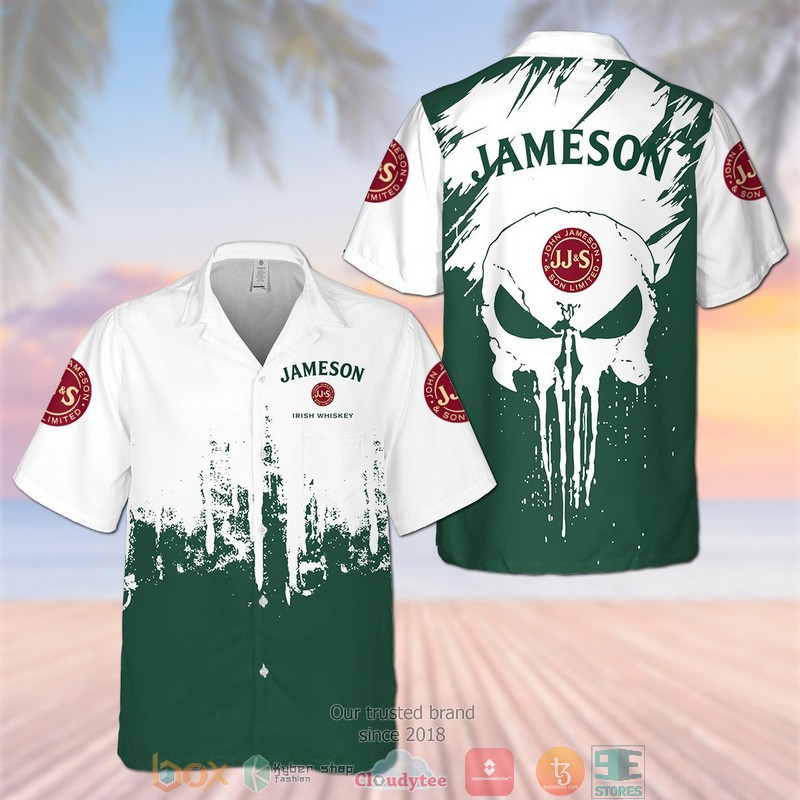 Jameson Irish Whiskey Mickey Mouse on the beach 3d Hawaiian Shirt, Short