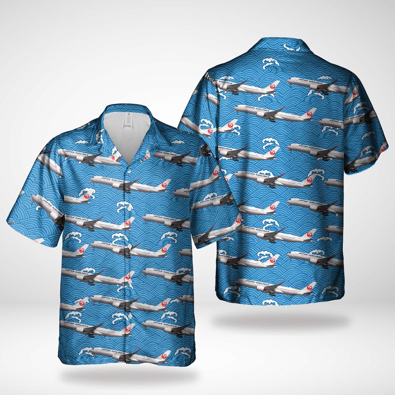 Japan Air Self-Defense Force Kawasaki XC-2 Hawaiian Shirt