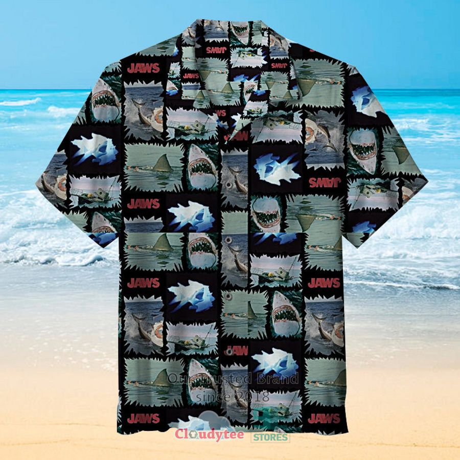 Jason Voorhees Freddy Krueger Hibiscus Black Hawaiian Shirt