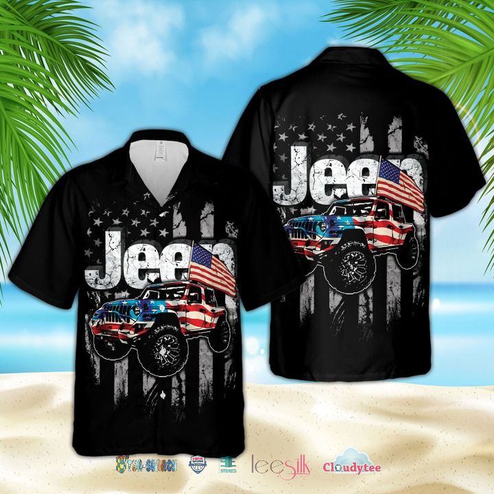 Jeep Car Tropical Hawaiian Shirt New 2022