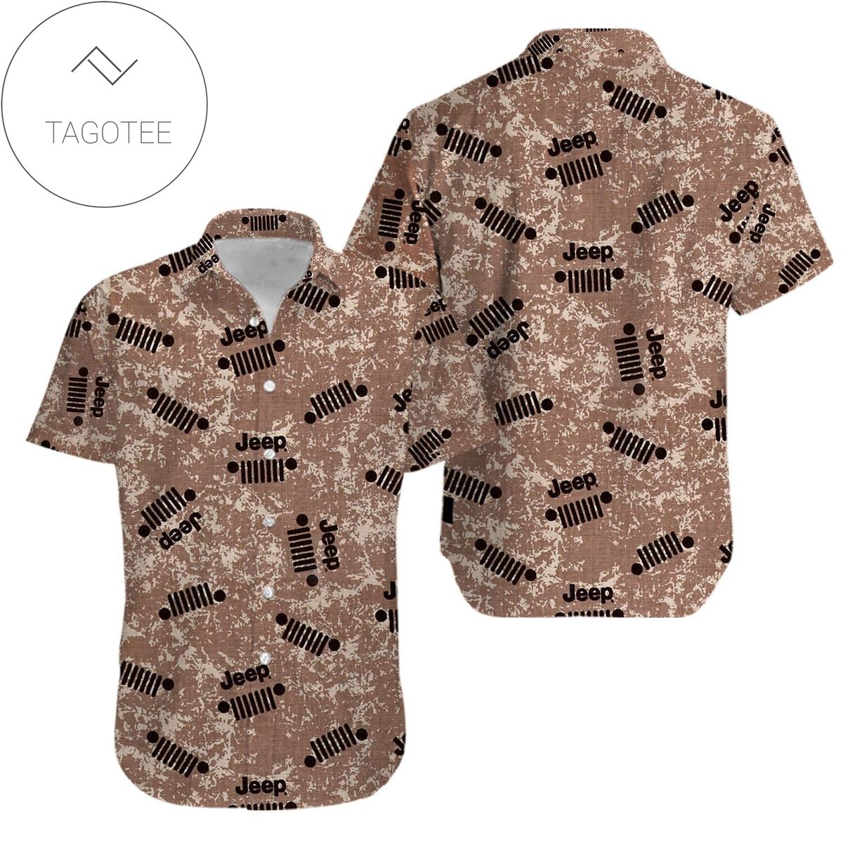 Jeep Camo All Over Print 3D Hawaiian Shirt And Beach Short