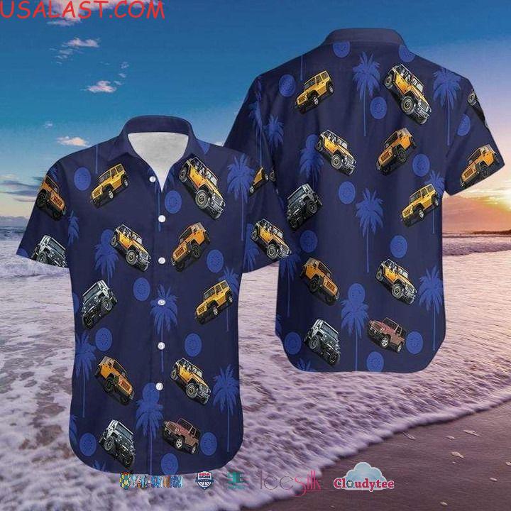 Jeep Navy Unisex Hawaiian Aloha Shirts