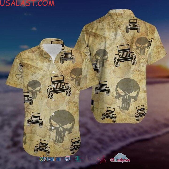 Jeep Us Army Unisex Hawaiian Aloha Shirts