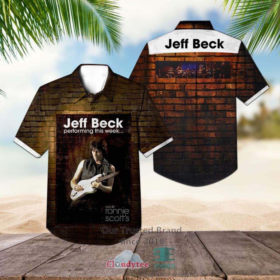 Jeff Beck There and Back Hawaiian Casual Shirt