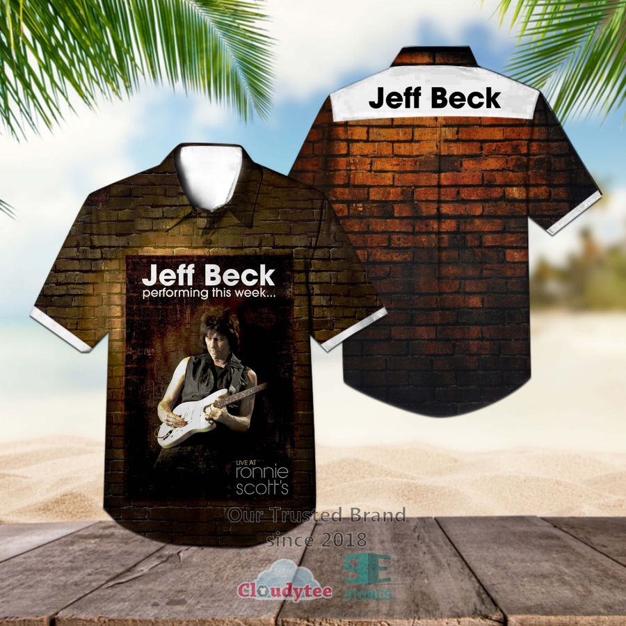 Jeff Beck Group Hawaiian Casual Shirt