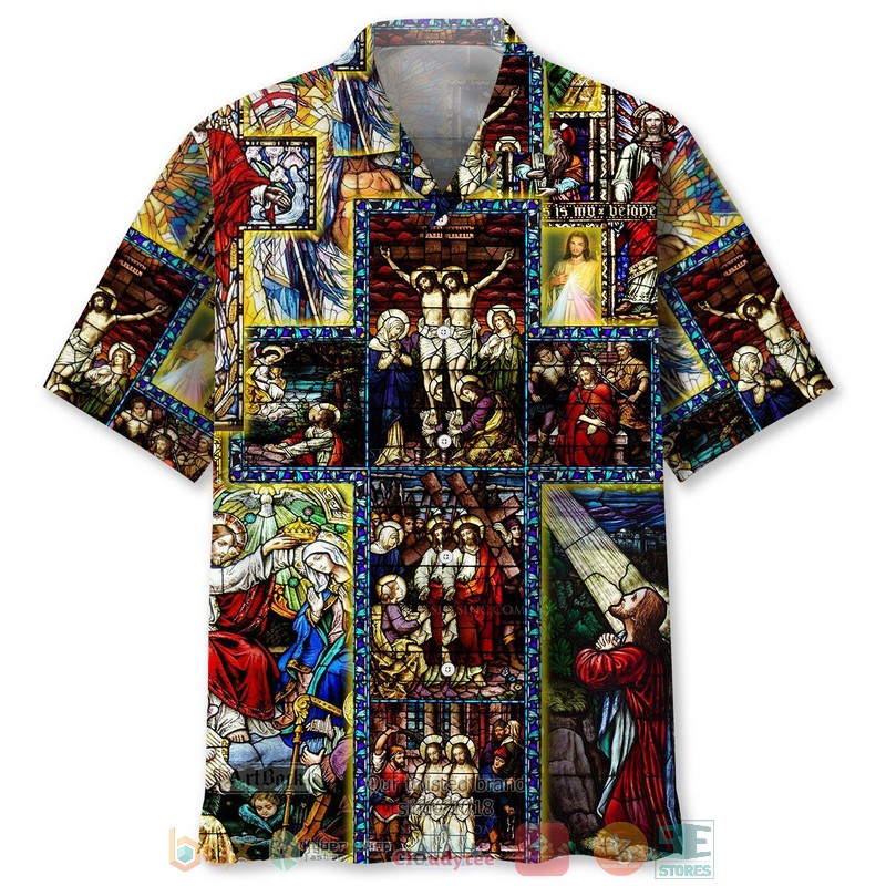 Jesus Catholic Aloha Hawaiian Shirt