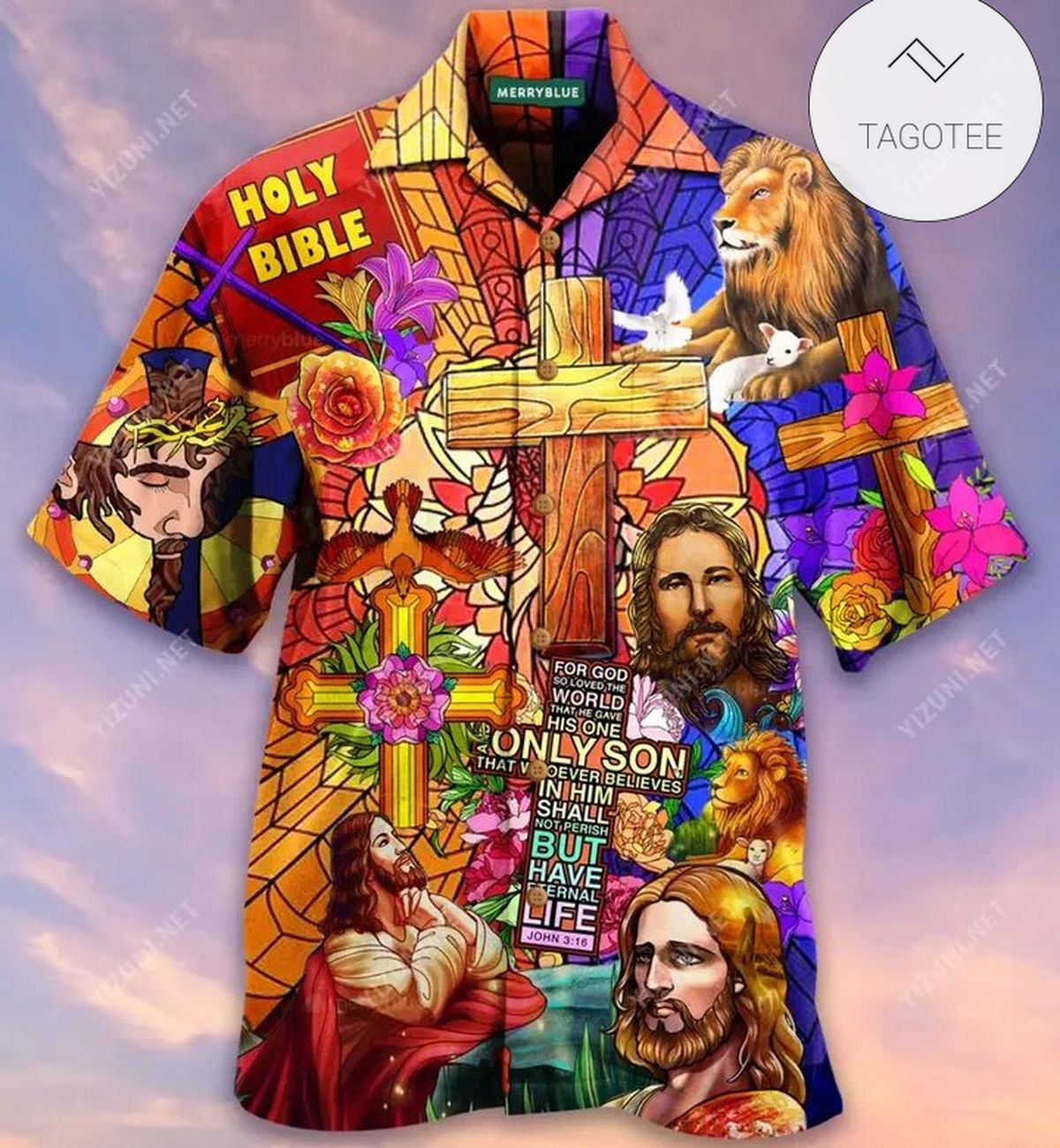 Jesus Hawaiian Shirt Faith Lion Lamb Jesus 3d Hawaii Aloha Shirt Christian Apparel