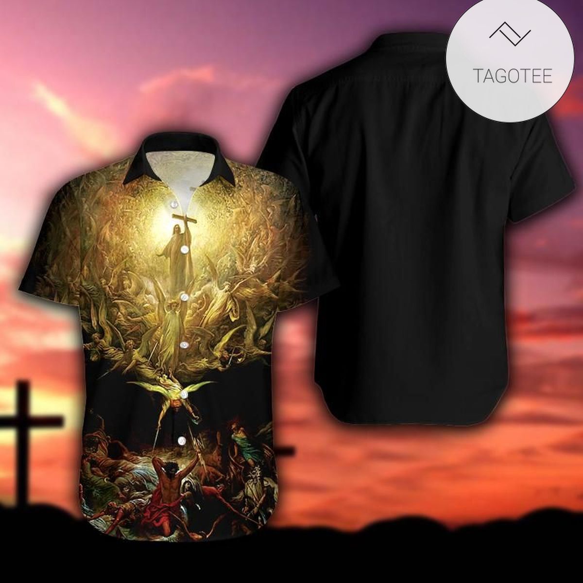 Jesus Hawaiian Shirt Jesus God Lion 3d Hawaii Aloha Shirt Christian Apparel