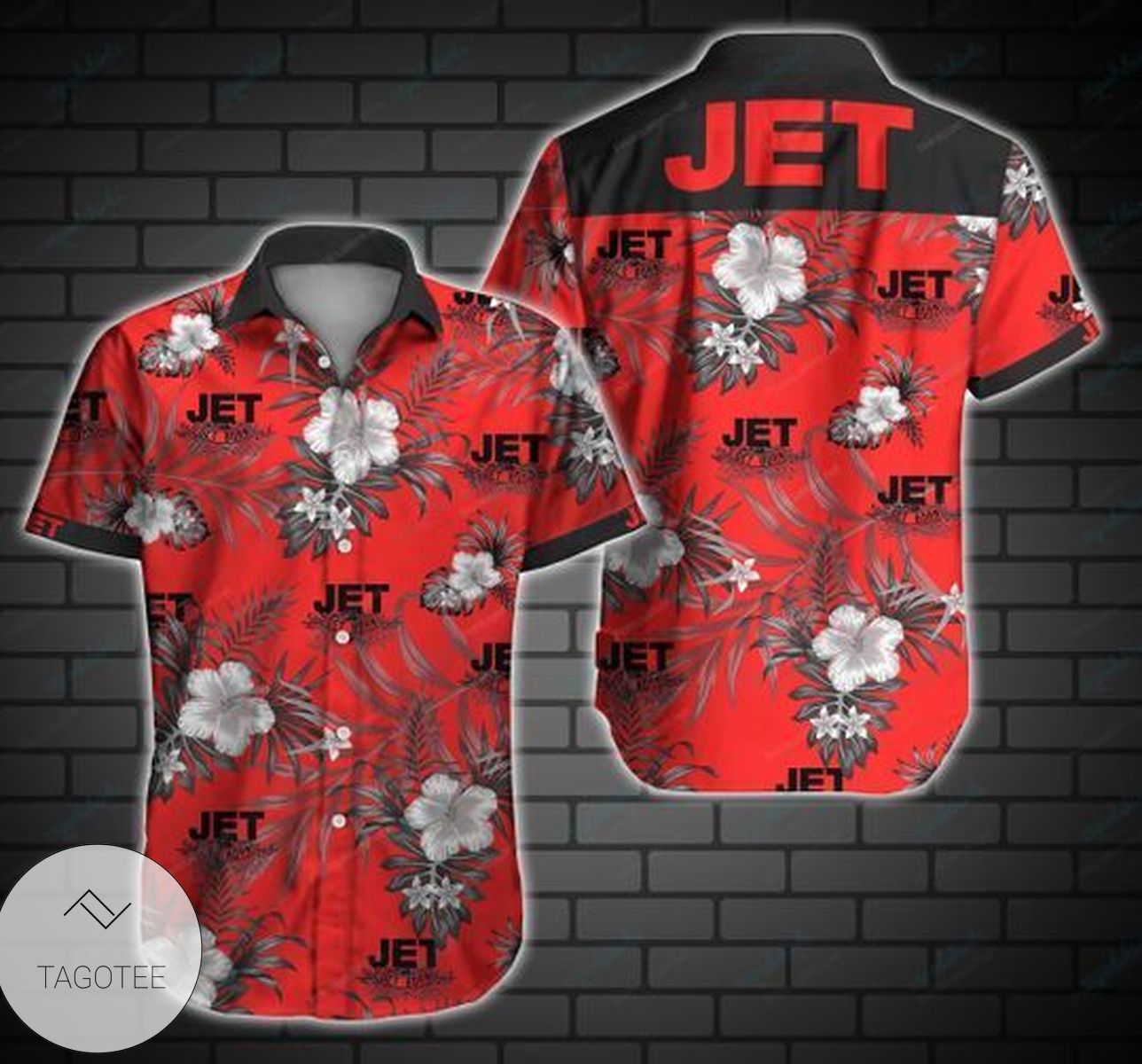 Jet Hawaiian Shirt 3d