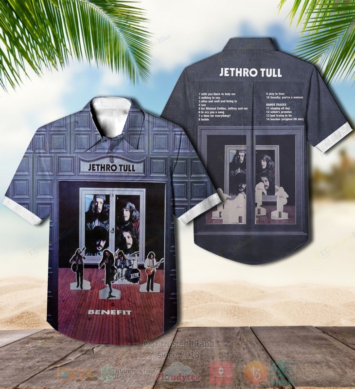 Jethro Tull band Thick as a Brick Hawaiian Shirt