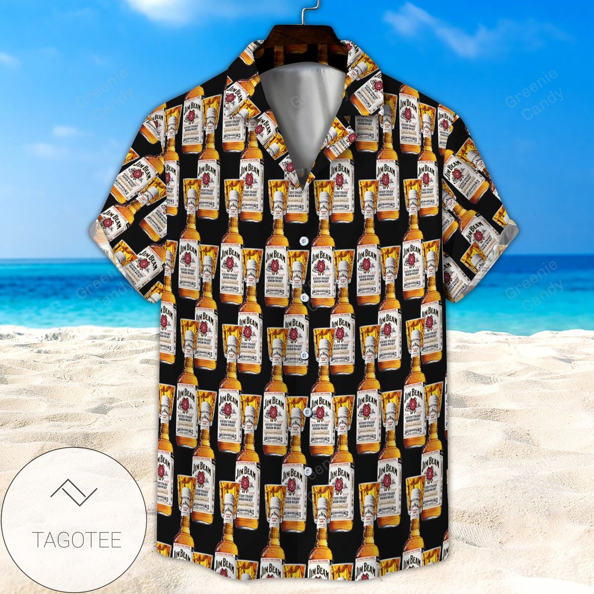 Jim Beam Hawaiian 3d Shirt