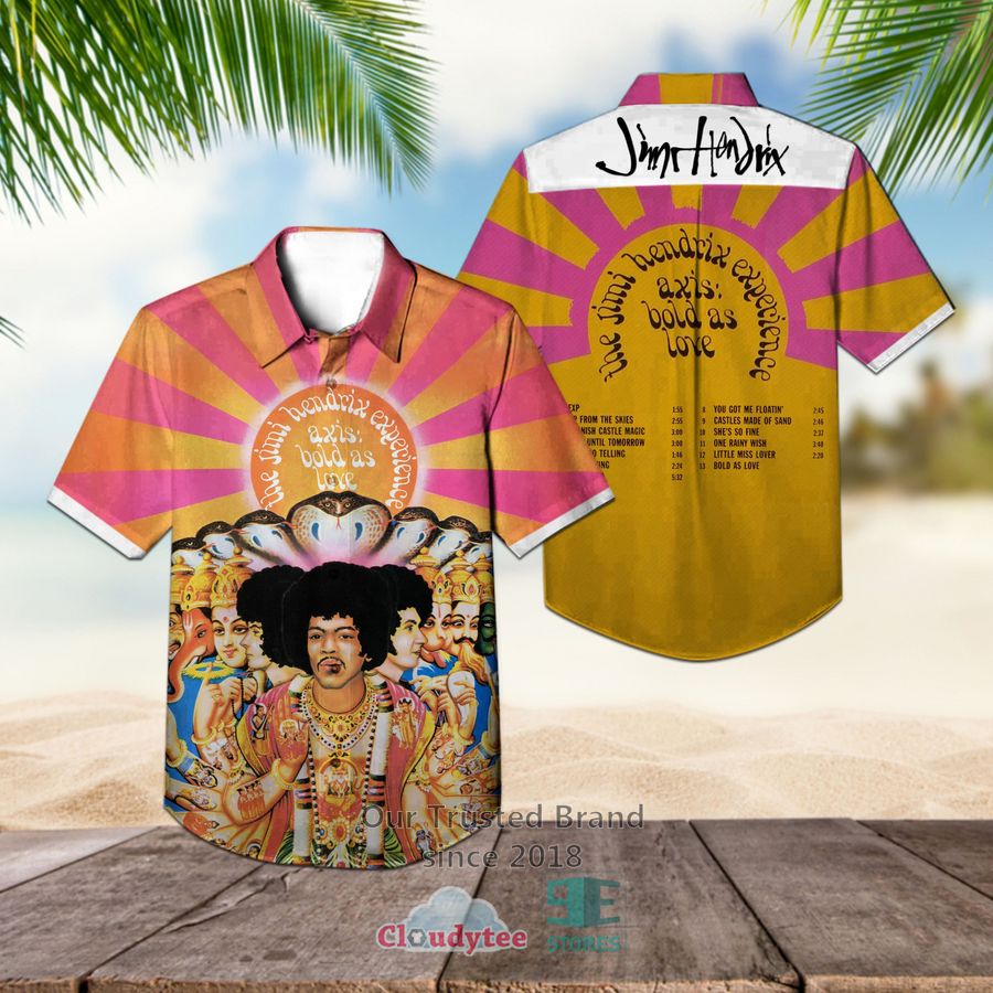 Jimi Hendrix Band of Gypsys Album Hawaiian Shirt