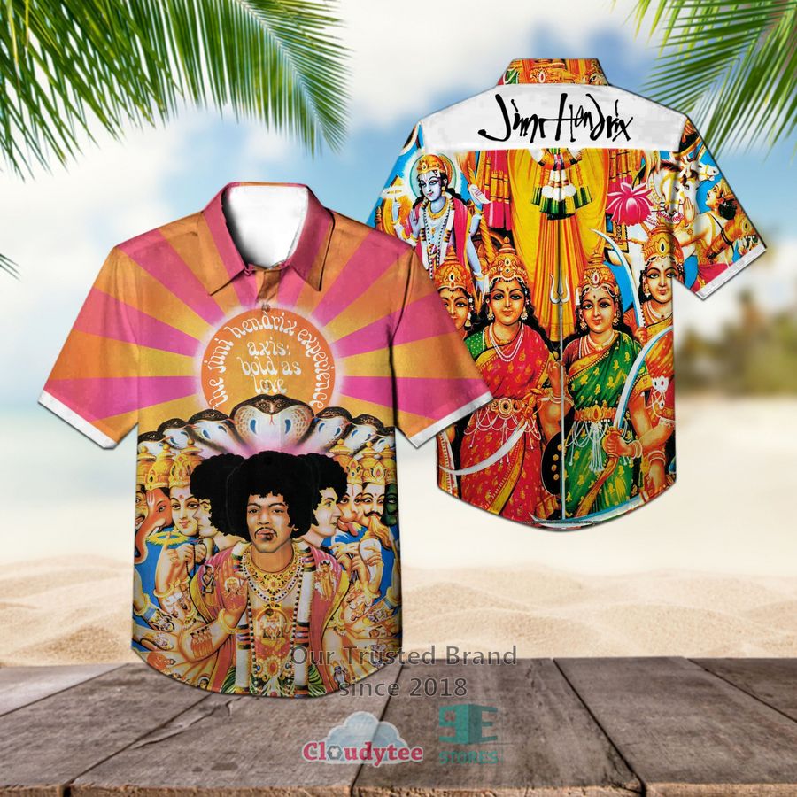 Jimi Hendrix Blues Hawaiian Casual Shirt