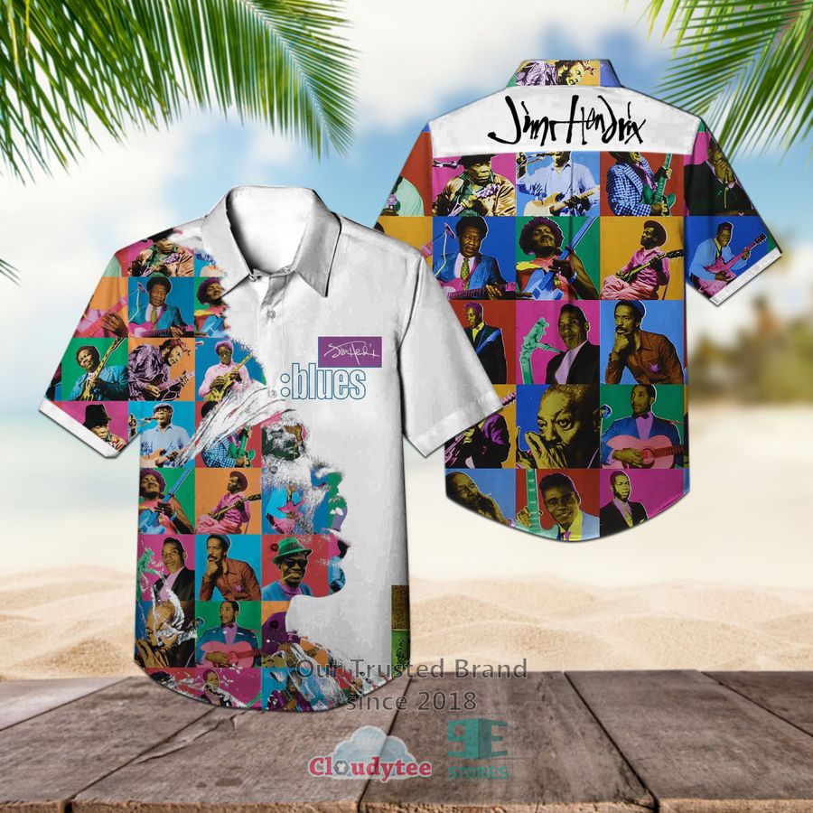 Jimi Hendrix Axis Bold as Love Hawaiian Casual Shirt