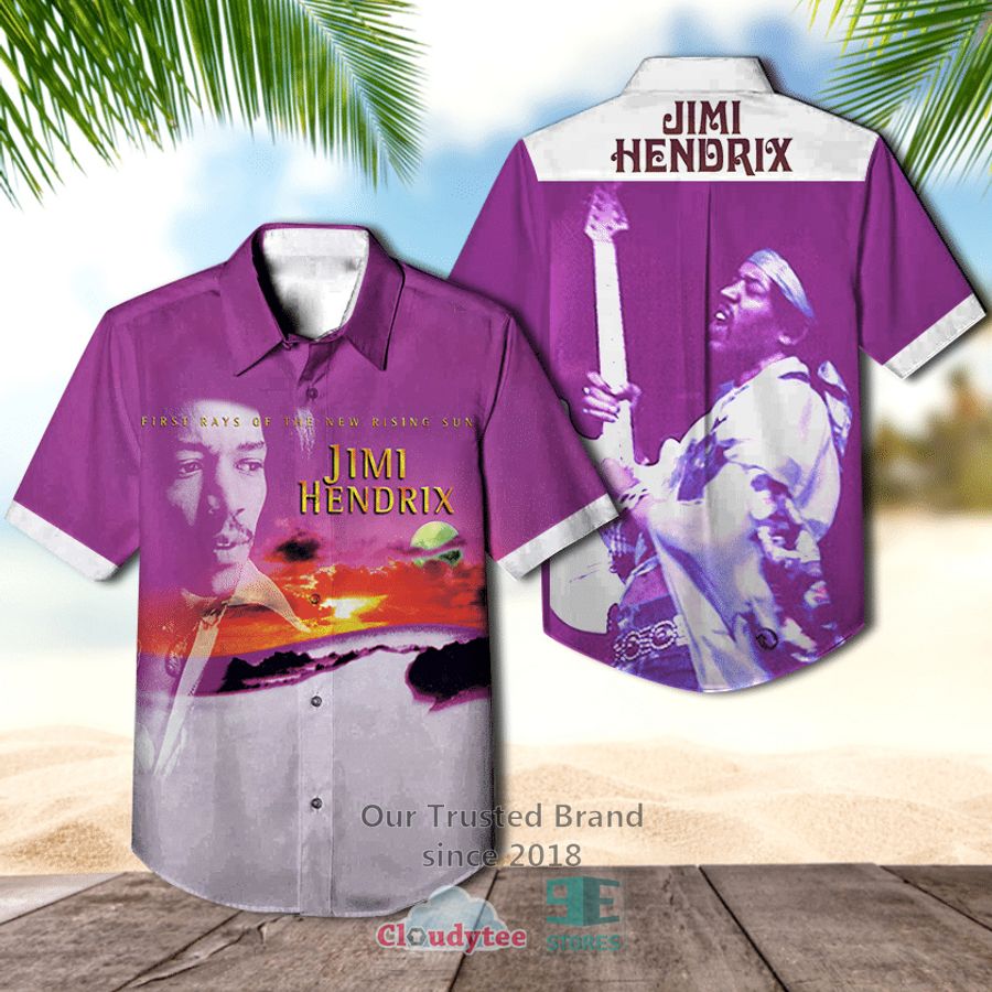 Jimi Hendrix First Rays Hawaiian Shirt