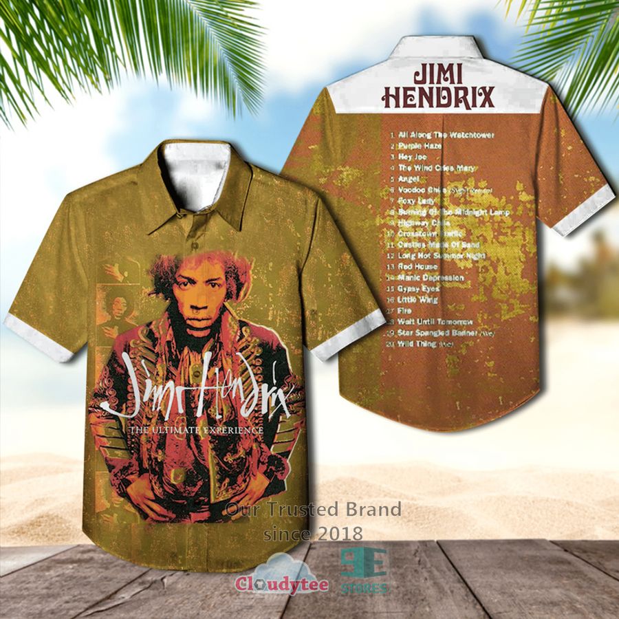 Jimi Hendrix Valleys of Neptune Hawaiian Casual Shirt